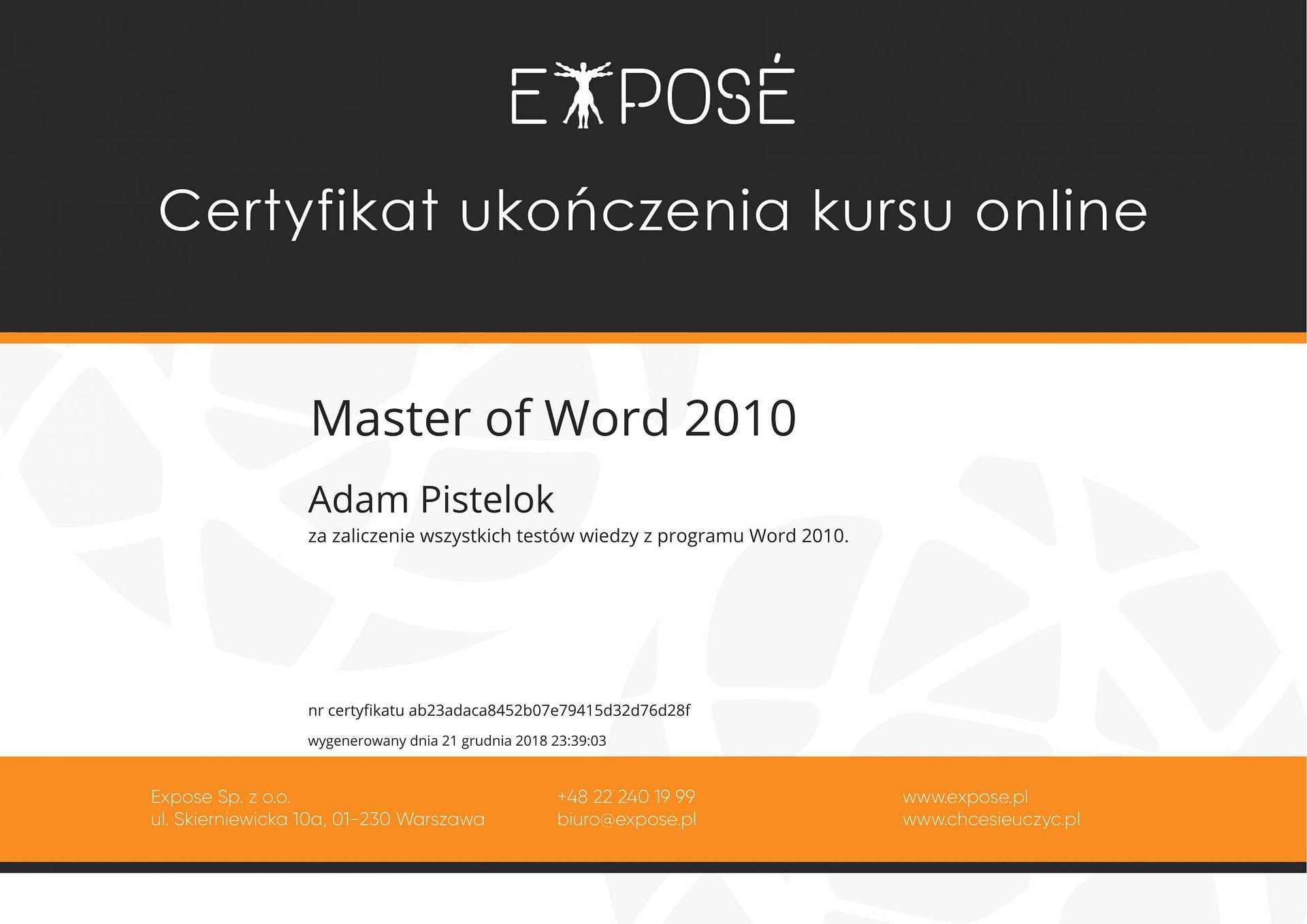 Master of word