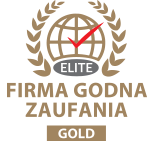 Medal i Certyfikat Firma Godna Zaufania Elite Gold